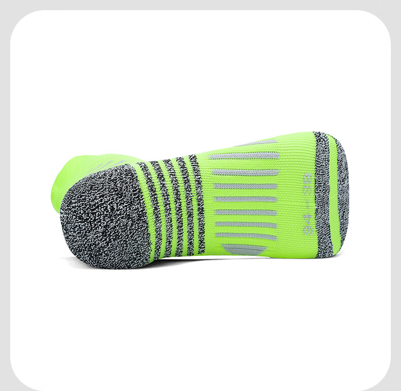 TFO 5th Generation Outdoor Socks Sweat-Absorbing Sports Hiking Mountaineering Socks A2902420 Women's Fluorescent Green M 8