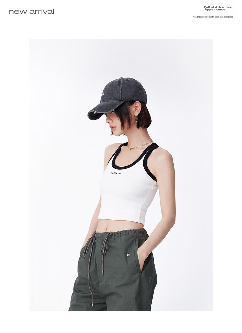 FANCET Baseball Cap for Women, Face-Slimming Sports Cap, Washed Distressed Hat with Soft Top, Pure Cotton Wide Brim Deep Duck Tongue Cap 10