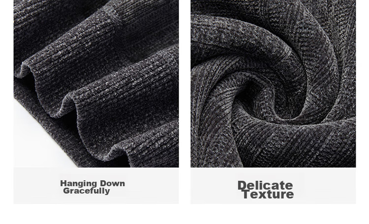 JEEP Men's Sweater, Autumn And Winter Fleece-Lined Thick Warm Knit Pullover, Round Neck Menswear, Black Fleece-Lined, 4XL 12
