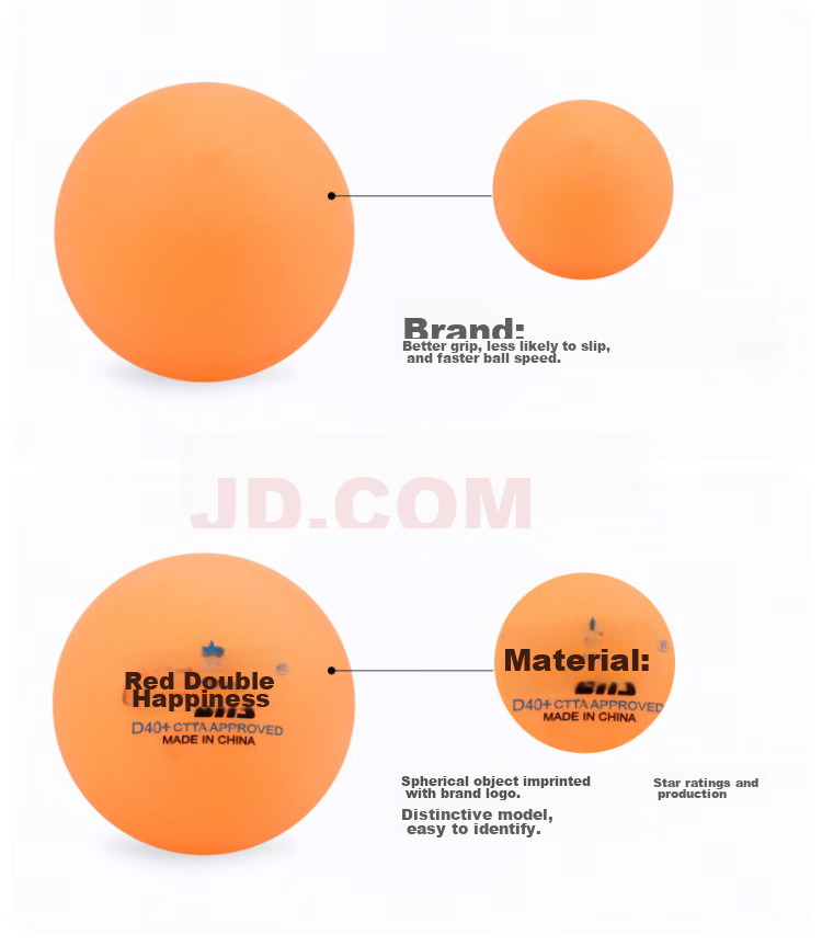 DHS Table Tennis One-Star 40+ Competition ABS Training Ping Pong Balls, 120 Pieces Economical Pack, Yellow 8