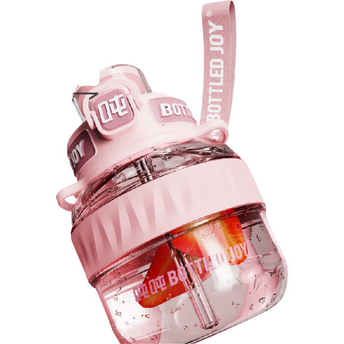 Dundun Bottled Joy Water Bottle, Tritan Large Capacity Sports Water Bottle, Heat-Resistant Dundun Cup, College Student Mug