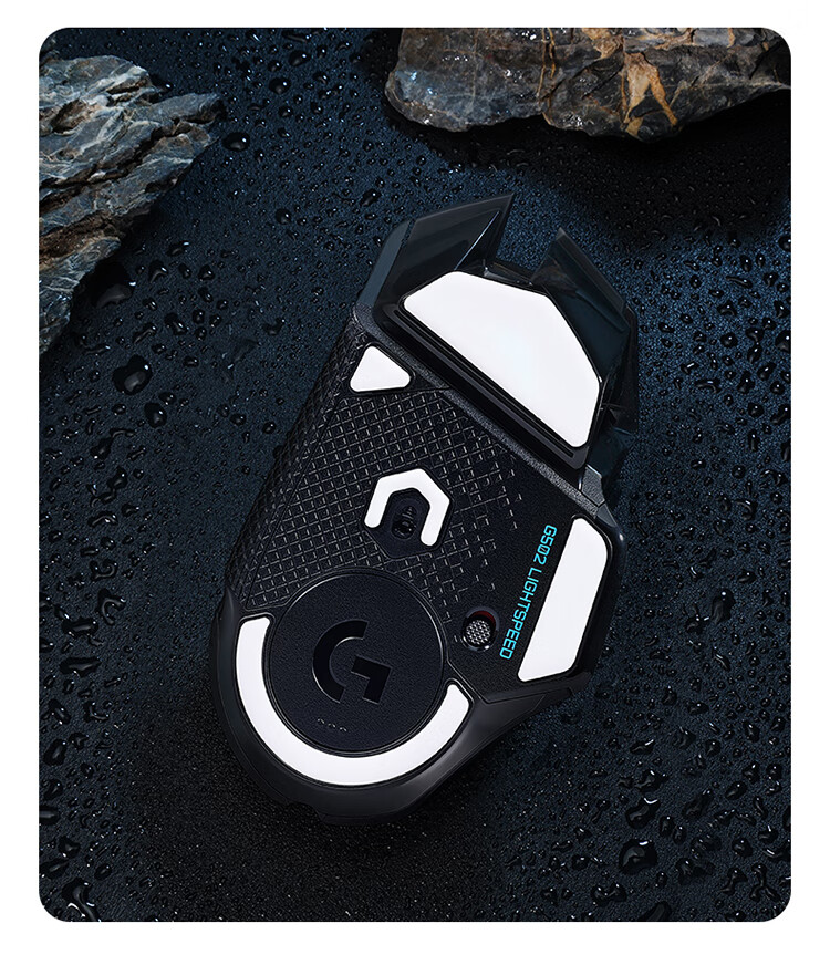 BUBM Mouse Pad, Wireless G502 Hero Sticker, Non-Slip Gaming Mouse Pad, ICE Ice Version Curved Foot Pad, Smooth And Wear-Resistant G502 Foot Pad 5