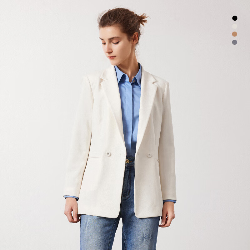 Navigare Women's Commuter Casual Blazer, Simple And Elegant Work Suit Jacket 2331804506