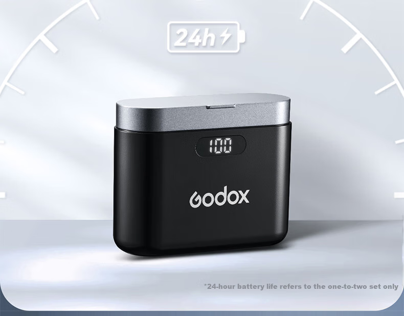 Godox WES Wireless Microphone, Portable Clip-On, for Outdoor Interviews And Recording, Suitable for Various Streamers And Live Broadcasts, Noise Reduction Sound Card, One-To Lighting Versio 7