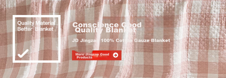 JD Original Pure Cotton Gauze Blanket, 100% Cotton Air Conditioning Quilt Towel Blanket, Class A Woolen Blanket Summer Cool Quilt, Pink 1.5x2m 1