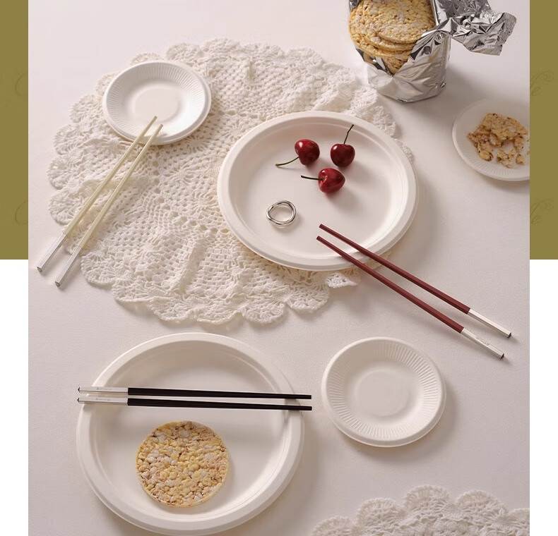 CHRISTOFLE Uni And A Resin Chopsticks with Silver Plating, Black Round Heads, Home Use, Wedding Gift 1