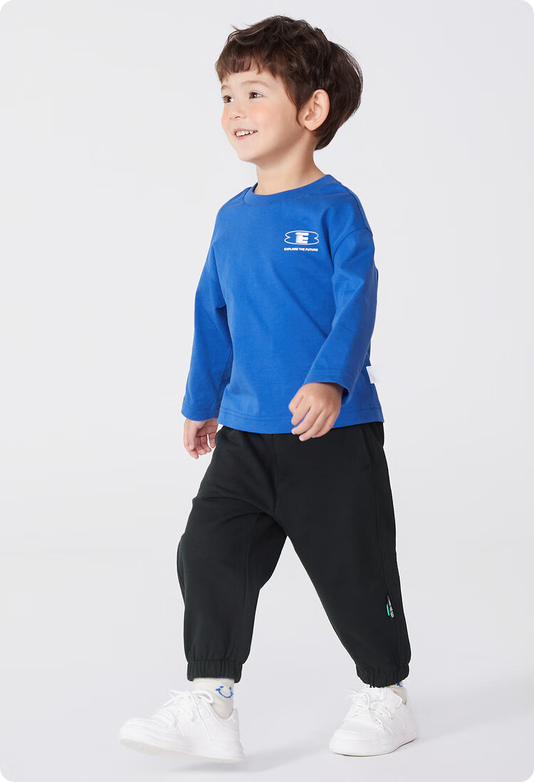 BALABALA Children's Clothing, Boys' Pants, Girls' Trousers, Kids' Sweatpants, Autumn New Style, Toddler Parent-Child Long Pants, Trendy Versatile Comfortable 13