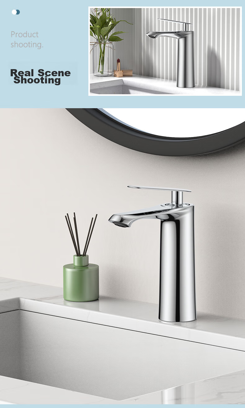 BSITN Basin Faucet, Swivel Rotating Lucky Cat Faucet, Single Cold Washbasin Faucet, Wall-Mounted B051 13