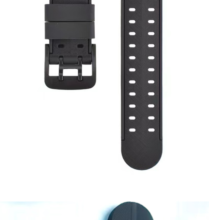 MAIKUQI Compatible Silicone Watch Band for Xiaotiancai Children's Smartwatch Z2/Z3/Z5/Z5A/Z6/Z6A/Z7/Z7A/Z8/Z9 + Screwdriver, Black 3