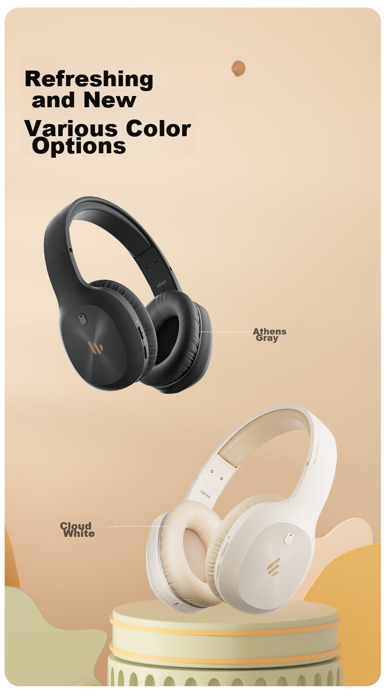 EDIFIER K750W Over-Ear Bluetooth Wireless Headphones with Microphone for Memorization, Follow-Along Learning, Online Classes, Noise Cancellation, And Music Listening - Athens Gray 17