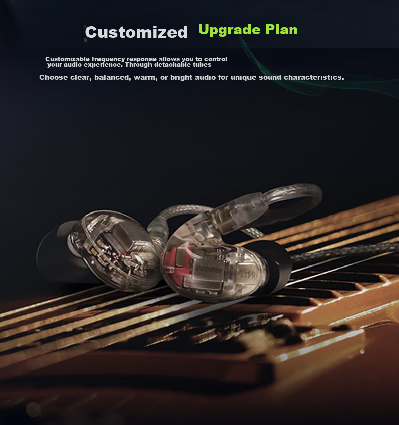 SHURE SE846 Second Generation Clear Edition Noise-Cancelling Wired Headphones with Four Single-Unit Dynamic Drivers, Flagship High-Fidelity HIFI Music, Adjustable Transparency, Transparent Color 4