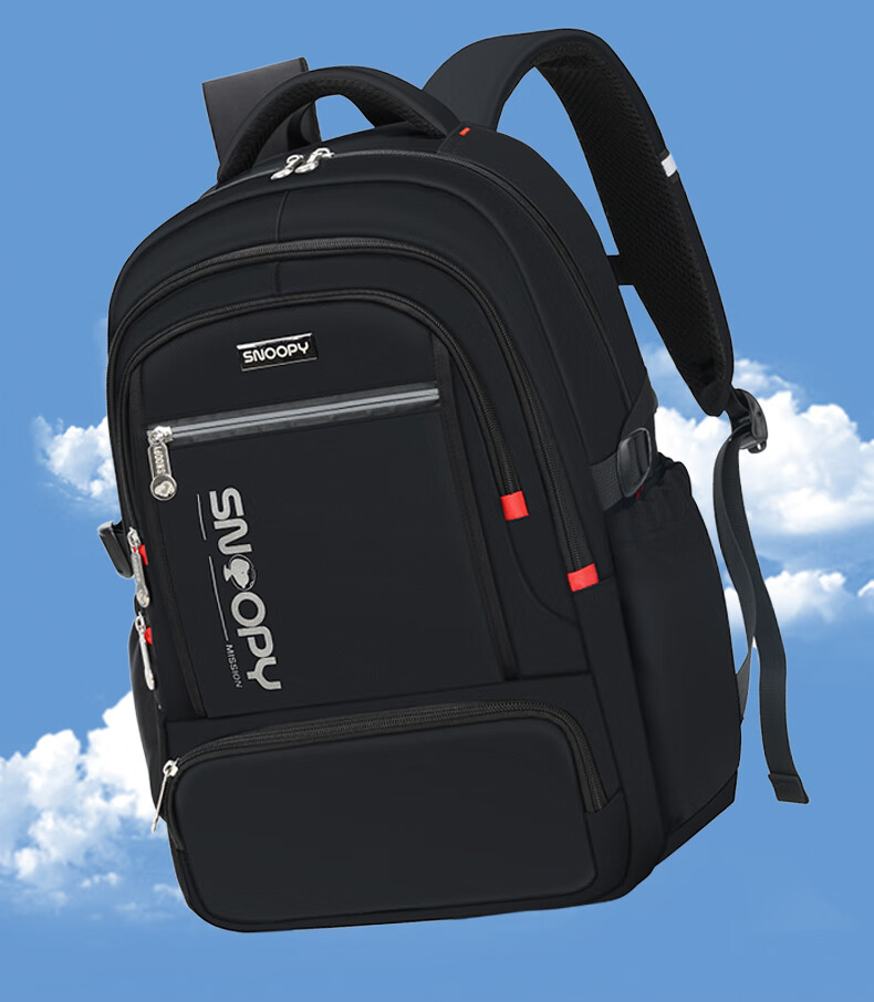 SNOOPY Backpack for Middle School Boys And College Students, Large Capacity Multifunctional Laptop Bag Travel Backpack, Blue 35L 34