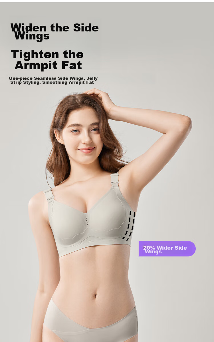 JOYNCLEON Nursing Bra for Pregnant Women, Breathable Maternity Bra for Postpartum Breastfeeding, Push-Up And Anti-Sagging jwx122660 6