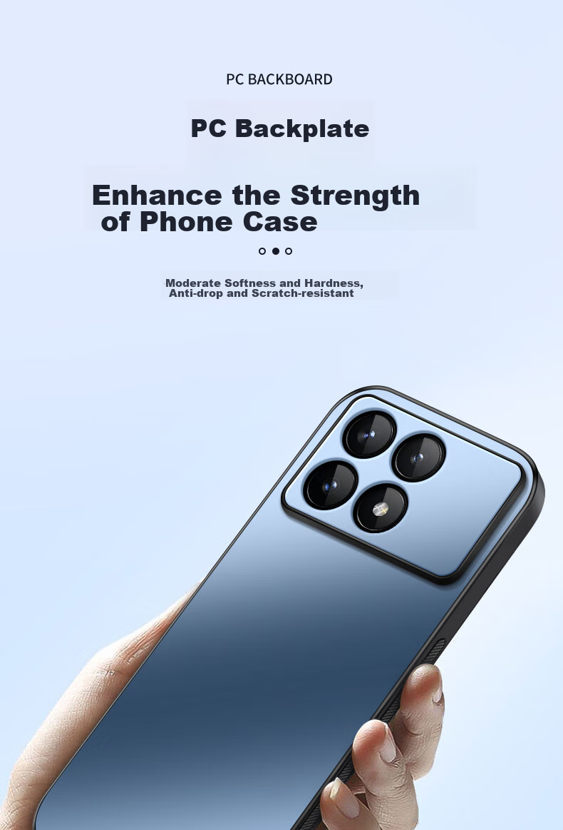 Shangsu Compatible with Redmi K70 Phone Case, Xiaomi K70 Pro Protective Cover, AG Frosted Lens Full Protection Soft Shell, Shockproof, Redmi Simple Business Style for Women And Men, Outer Case, Graphite Black 12