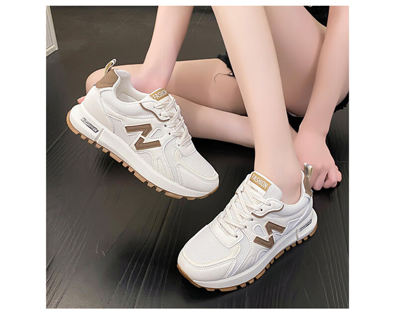 CARTELO Women's Chunky Sneakers, Spring Casual Shoes for Women, Height-Increasing Sports Running Shoes, Style 1415, Blue, Size 38 15