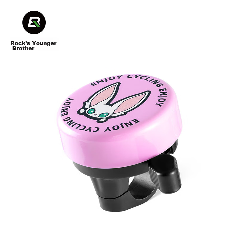 ROCKBROS Bicycle Bell Mountain Road Bike Folding Bike Horn Children's Balance Scooter Cycling Accessories, Pink