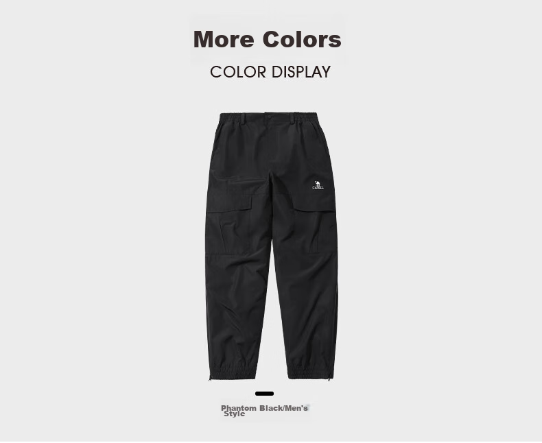 CAMEL Men's Tactical Pants, Waterproof And Windproof, Casual Outdoor Hiking And Skiing Pants, Cargo Pants, Long Trousers A13CA49047 8