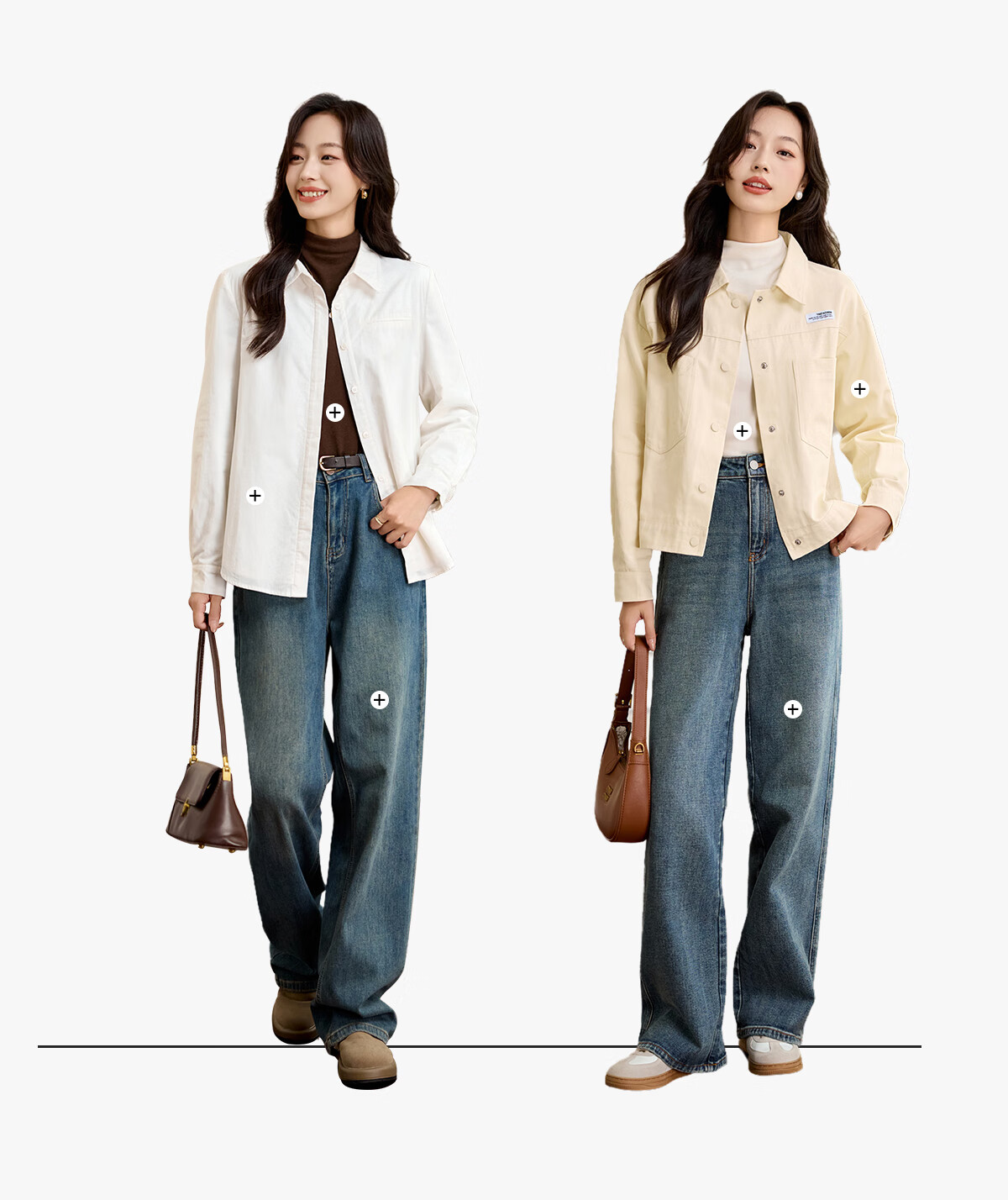 PinCai Long-Sleeve T-Shirt for Women, Autumn Fashion Inner Layer Top, Raglan Sleeve Slim-Fit Base Layer T-Shirt P143T2008 16
