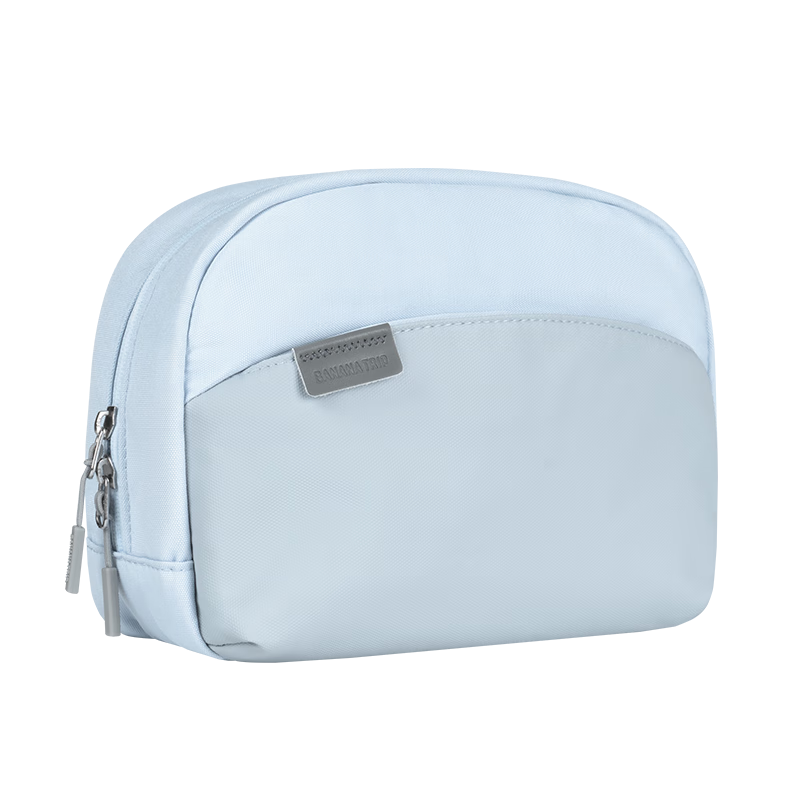 BANANA TRIP Toiletry Bag, Large Capacity Portable Travel Organizer for Business Trips, Gym, Swimming, Cosmetics, Glacier Blue
