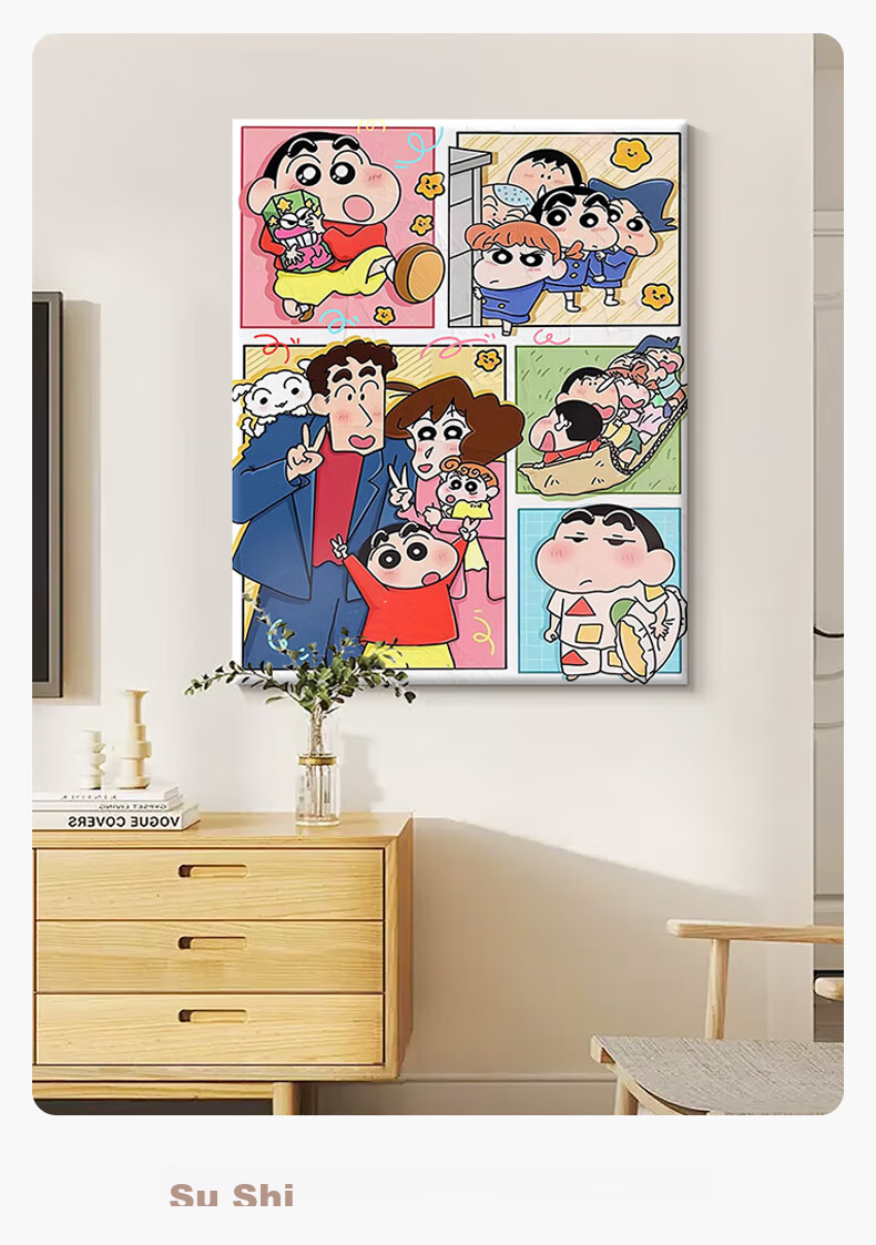Long Time No See DIY Digital Paint-by-Numbers Children's Painting Gift Handmade Coloring Acrylic Sanrio Cartoon Anime Decorative Painting 12