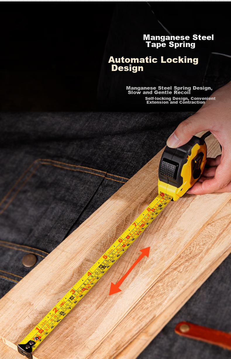 Deli 7.5-Meter Luban Ruler, Steel Tape Measure, High-Precision Feng Shui Ruler, Household Feng Shui Measuring Tool, Measuring Box Ruler 4