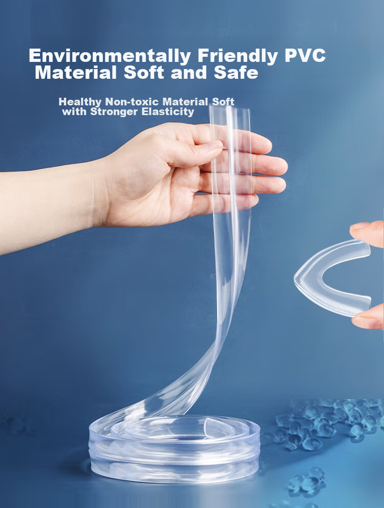 9I9 Transparent Anti-Collision Strip, 6 Meters Long, with Anti-Corner Bumpers, Thickened Baby Corner Guards, Wall Corner Anti-Bump A228 8