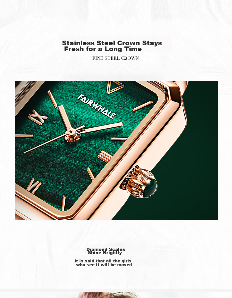 Mark Fairwhale [Birthday Gift] Little Golden House Women's Watch CK Collaboration Luxury National Brand Wristwatch for Girls 3870 5