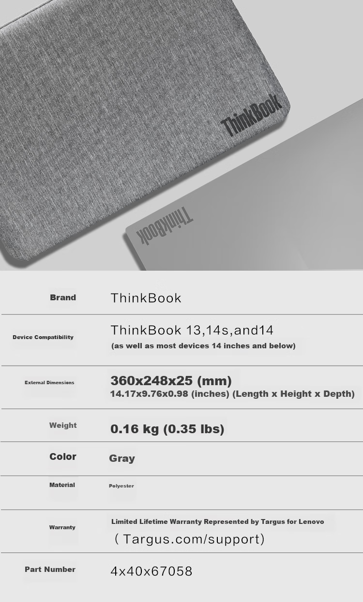 THINKBOOK ThinkPad Laptop Backpack, 15.6-Inch Business Travel Commute Shockproof Trip, Multifunctional Notebook Bag, Student School Bag with Fixed Handle And Strap 4