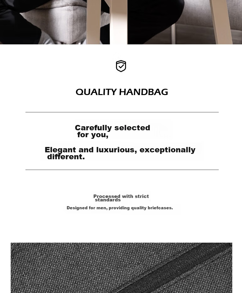 Deli Thick 3D Office Handbag/conference Bag/business Bag/briefcase with Zipper, Laptop Briefcase for Professional Men And Women, Portable, Black 10