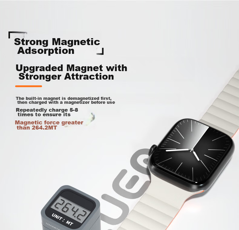 Lanxingxiansheng Compatible with Apple Watch Band, Suitable for Apple IWatch Ultra 2 Fluorine Rubber Strap, Watch Ultra/S9/8/7/6/5/4/SE Sports Band, Black 8