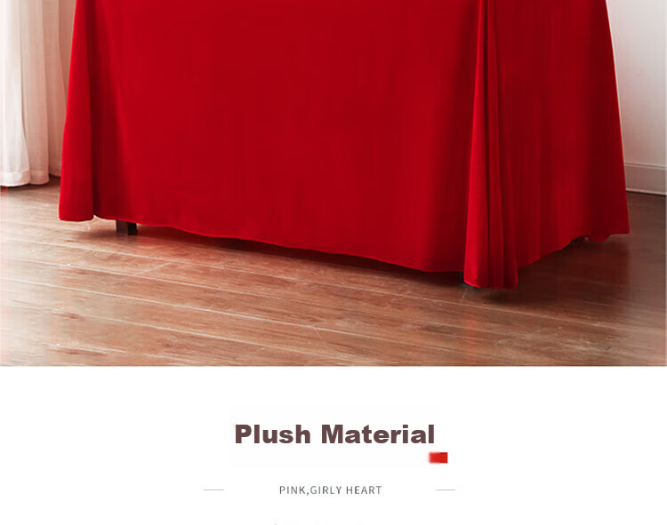 Jidukongjian Red Cloth Unveiling Ceremony, Housewarming Opening Decoration, Wedding Supplies, Bright Red Cloth, Buddhist Cloth, Ribbon-Cutting Velvet Fabric, 1.6*1m 2