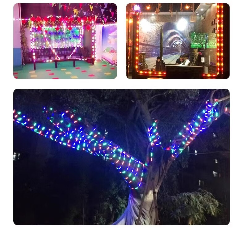 Fanyao LED Light Strip, Outdoor Waterproof Ultra-Bright, Neon Festival Atmosphere Light Strip, 220V Flashing, 144 Beads/meter - 100 Meters 4