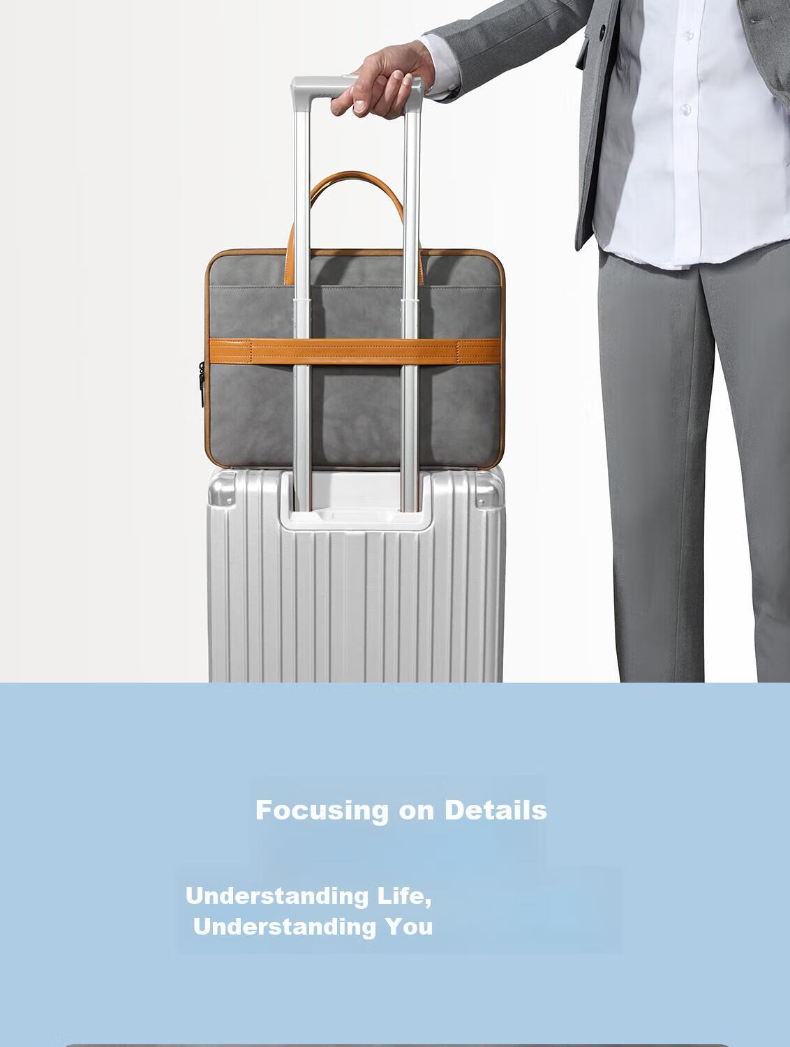 Taikesen Laptop Bag Compatible with Huawei 16-Inch Apple Lenovo Laptops, Protective Case for Men And Women, Stylish Desig 13