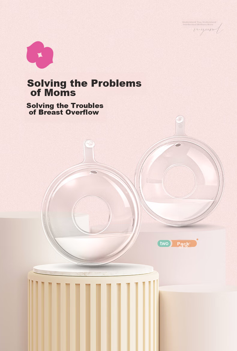 MyCarol Wearable Hidden Compact Breast Pump, Hands-Free Breast Pump, Milk Shield, Anti-Leakage, Two-Pack BP-A12 2