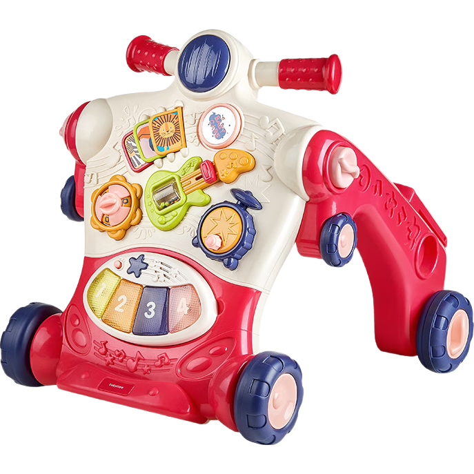 Babycare Speed Adjustable Baby Walker for Babies over 9 Months, Multifunctional Balance Bike with Anti-Tipping Design And Walking Aid, Push Cart, Keluomei