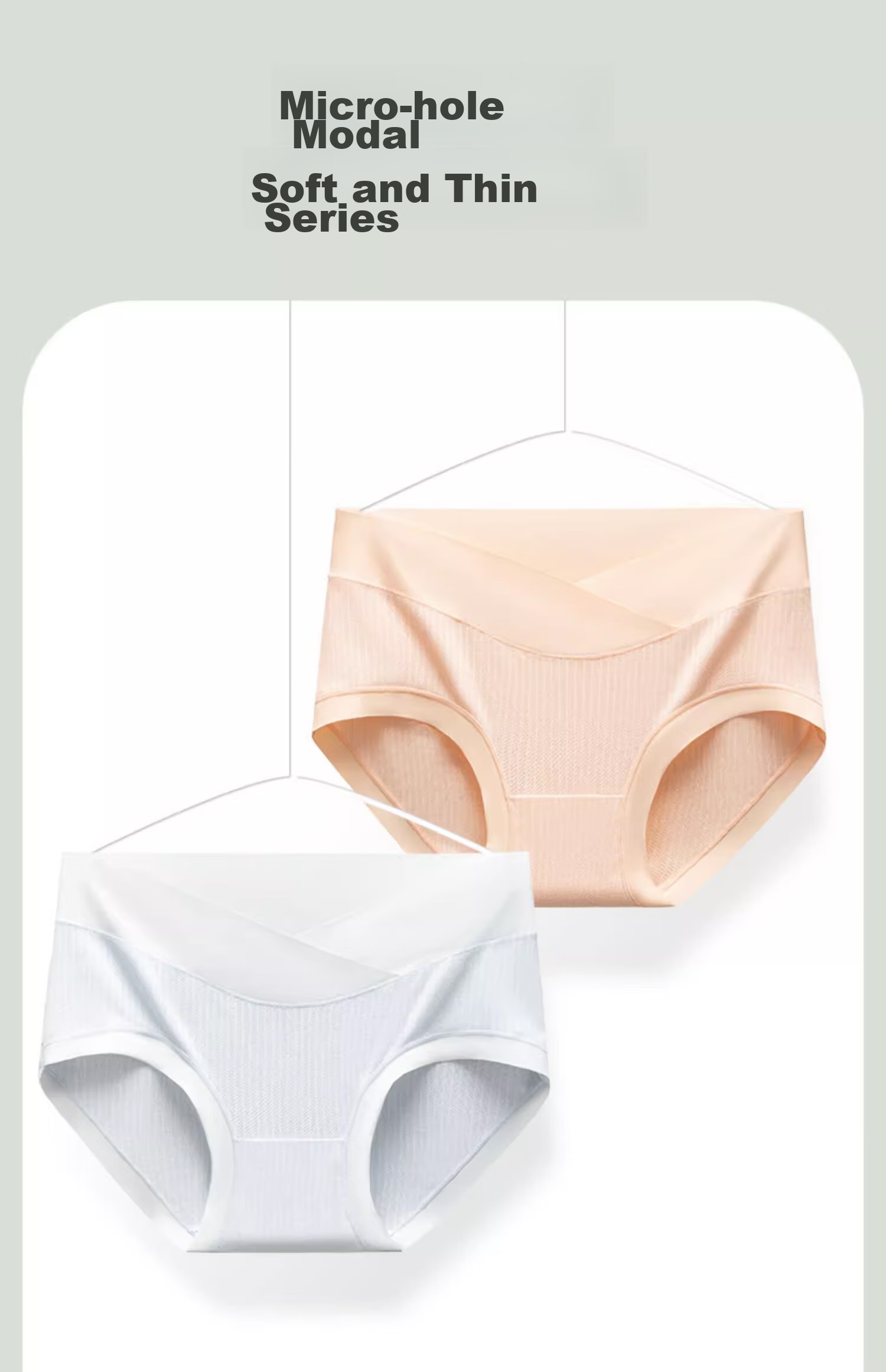 FENYE Maternity Underwear, Low-Rise Modal, for Late Pregnancy, Specialized Large Size Shorts, XXL 1