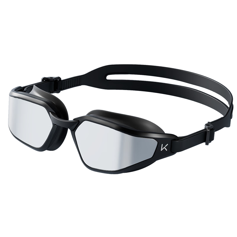 Keep Swimming Goggles for Men, High-Definition Waterproof Anti-Fog Swim Glasses, Professional Training Myopia Swimming Glasses for Women 064 Black And Silver