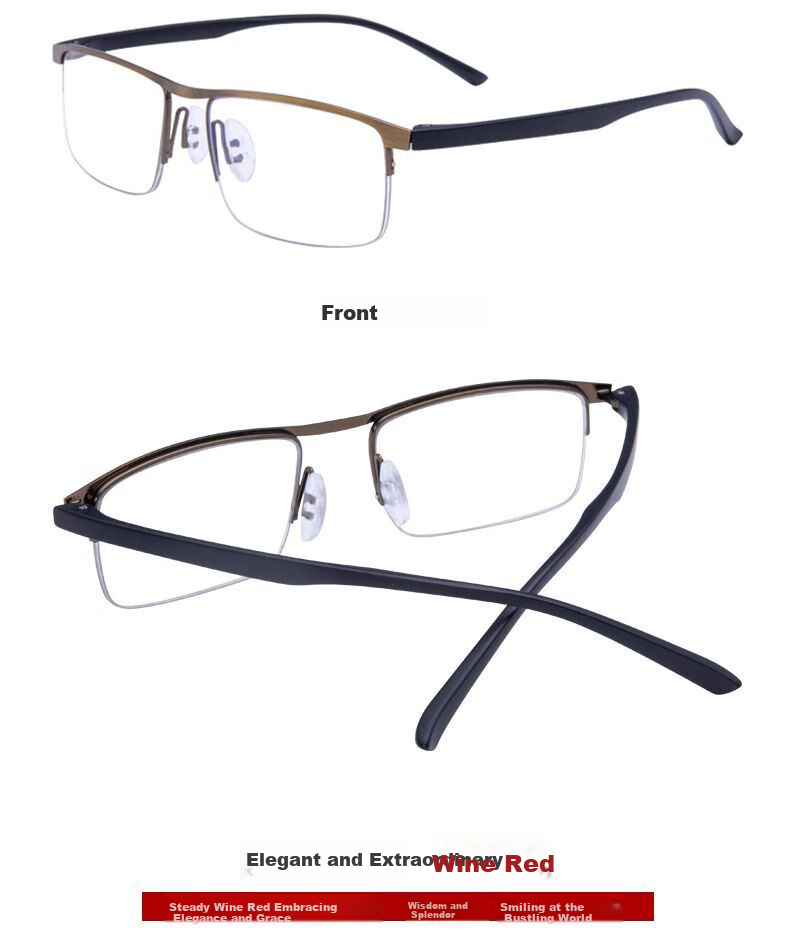 LESCA LUNETIER Ultra-Light Pure Titanium Frameless Women's Anti-Blue Light High-End Gold Wire Frame Rose Gold 300 Degree Myopia Glasses 15