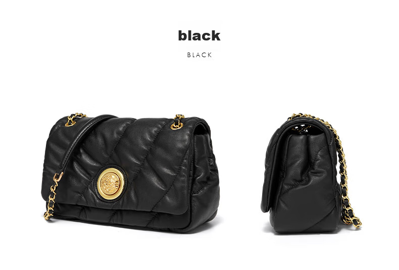 HR Handbag, Women's Shoulder Crossbody Bag, Small Soft Leather Quilted Pillow Bag, Birthday Gift 18