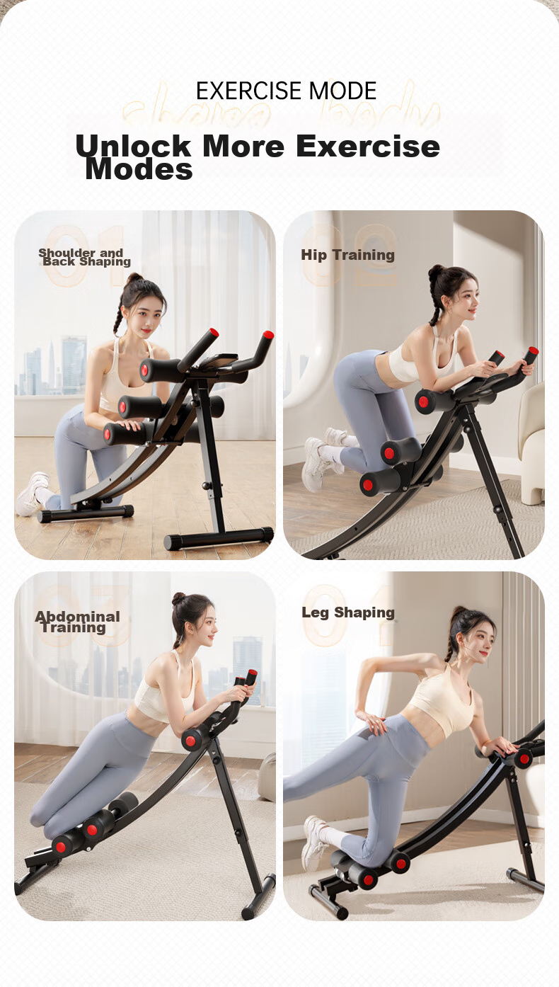 XTEP Abdominal Exercise Machine for Waist Shaping, Home Sit-Ups, Men's And Women's Abdominal Trainer, Indoor Multi-Functional Belly Fat Reduction Fitness Equipment 6
