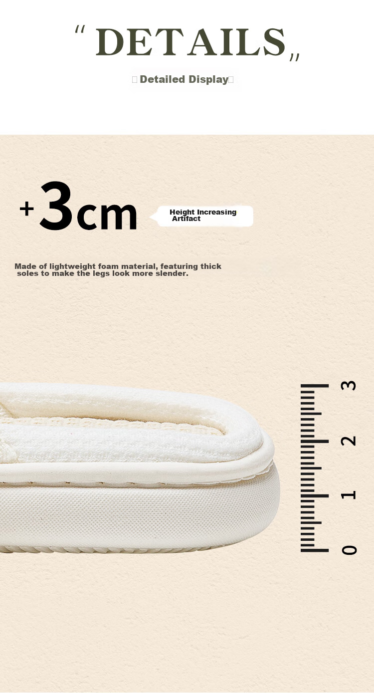 Langsha Linen Slippers for Women, Outdoor Wear, Internet Celebrity Style, 2023 Home Thick-Soled Versatile Non-Slip Cute Household Cotton And Linen Slippers for Wome 9