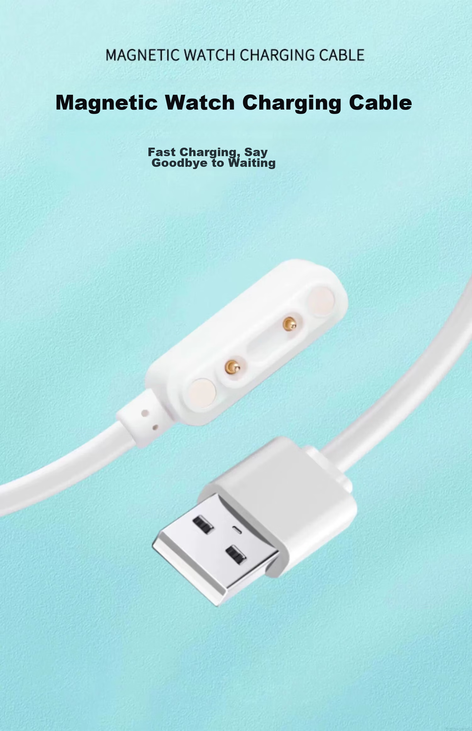CHENSONG Compatible with Lenovo K1 Aibabit Children's Watch Charger, Haoji Xing/Zhili Kuaiche Charging Cable, Aitianshi Guardian Jihaolepu Watch Universal 7.62mm 10