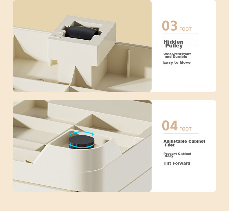 Jiekou, No-Installation Children's Wardrobe, Clothes Storage Cabinet, Foldable Simple Cabinet for Babies And Infants, Storage Cabinet 16