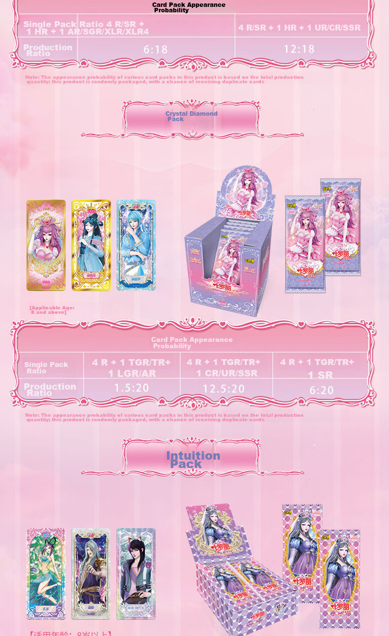 [Lowest Price Online] Kayou Yeloli Card Spirit Pack, Yeloli Card Pack, MR Card Princess Stationery Accessories, Postcards, Greeting Cards Gift, 1 Box of 30 Packs 12
