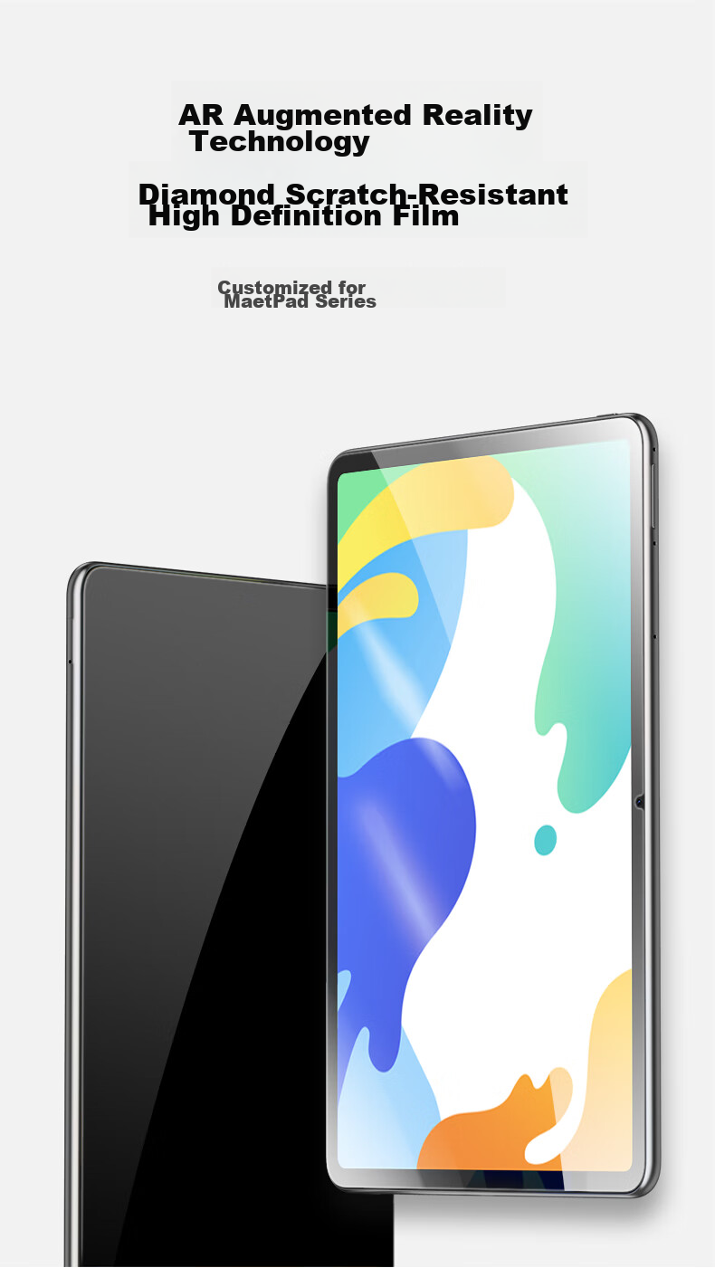 CangHua Tempered Glass Screen Protector for Huawei MatePad 10.4 Kirin/Yue Dong Version, Honor V7/V6 Tablet Protective Film, 10.4-Inch Shatterproof Anti-Fingerprint HD Screen Protector 3