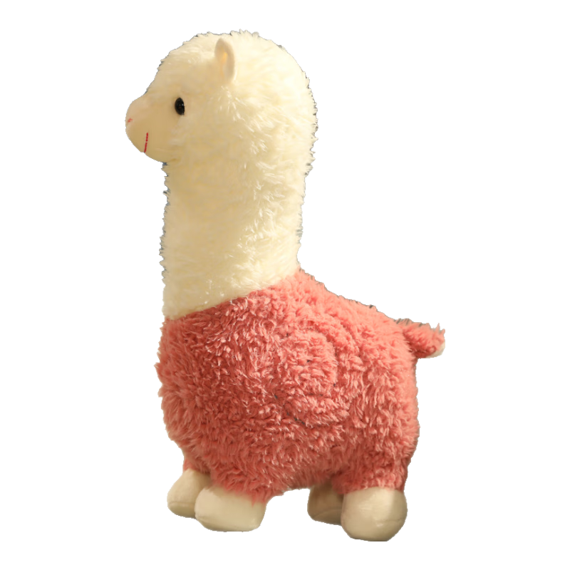 WELTSTON Plush Toy Lamb Doll Stuffed Animal Pillow Decoration Stuffed Doll Birthday Gift Present for Girls, Alpaca Stuffed Animal