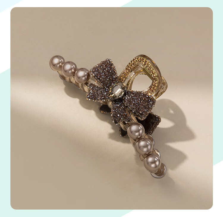 CHIMERA Exquisite Bow Hair Claw, Back of Head Shark Clip, Hair Claw, Hairpin, Hair Accessory, Headpiece, Birthday Gift for Wome 7
