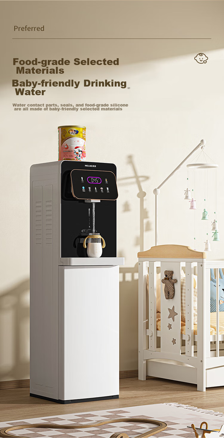 MeiLing Instant Hot Water Dispenser with Bottom-Loading Water Tank, Home Standing Quick-Heating Instant Drinking No Installation Required Fully Automatic Intelligent All-In Machine High-End White Water Dispenser MY-SX527 9