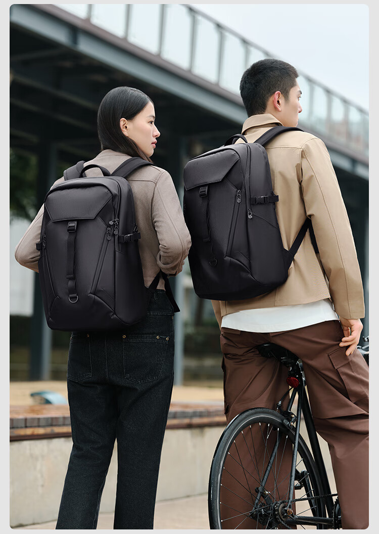 JD Original Black Knight 2.0 New 2026 Men's Backpack, Outdoor Hiking Bag, 26L Sports Business Laptop Bag 13