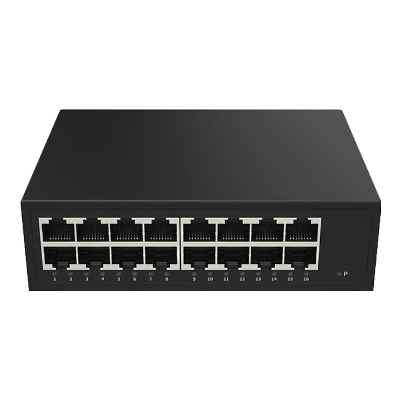 KeepLINK KP-9000 Gigabit 16-Port Switch, Enterprise Network Cable Splitter, Engineering Monitoring Network Splitter/terminal